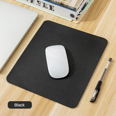 Mouse pad mic din piele PU pentru laptop, covoraș de birou, mousepad antiderapant pentru jocuri pentru computer, accesorii pentru laptop