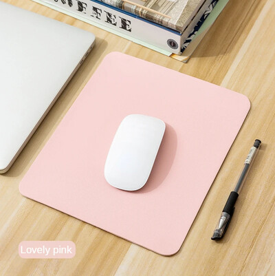 Mouse pad mic din piele PU pentru laptop, covoraș de birou, mousepad antiderapant pentru jocuri pentru computer, accesorii pentru laptop