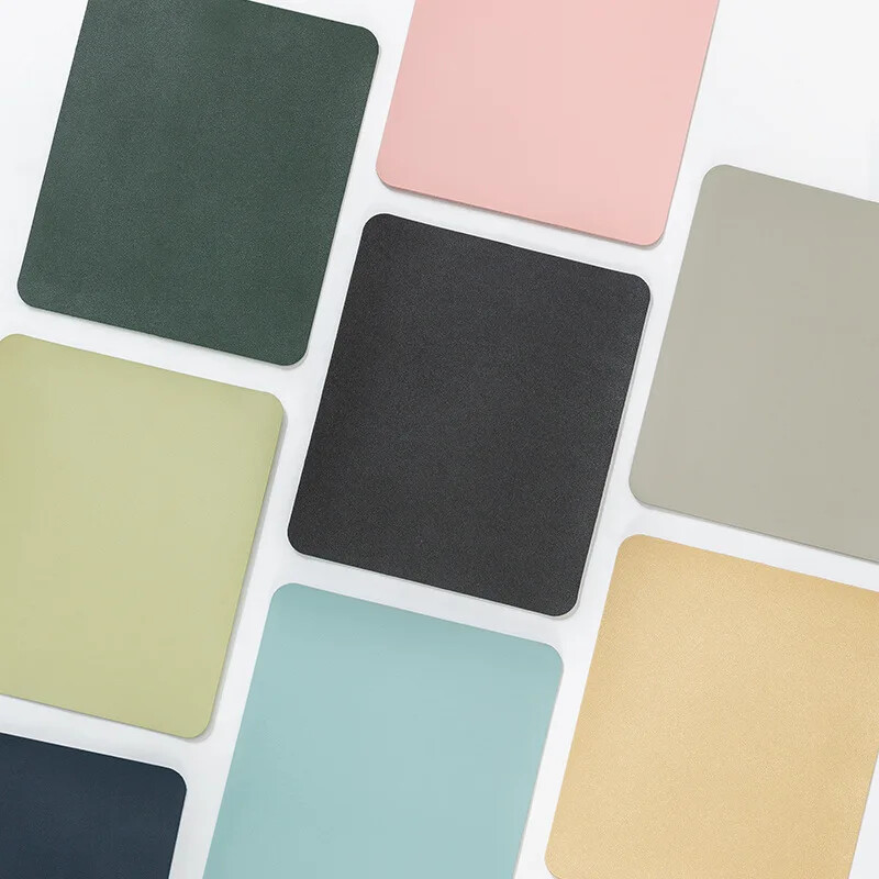 Mouse pad mic din piele PU pentru laptop, covoraș de birou, mousepad antiderapant pentru jocuri pentru computer, accesorii pentru laptop