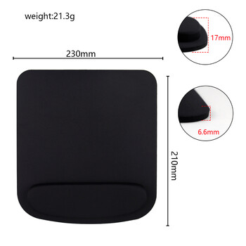 Παιχνίδι υπολογιστή Mouse Pad Environmental Eva Ergonomic Mousepad Pad καρπού μονόχρωμο Άνετα πατάκια ποντικιού για αξεσουάρ γραφείου