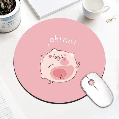 Tampă de mouse drăguță cu animale, antiderapante, din cauciuc, rechizite de birou, accesorii pentru jocuri pe computer, covoraș decorativ kawaii 20x20