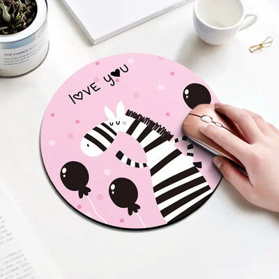 Tampă de mouse drăguță cu animale, antiderapante, din cauciuc, rechizite de birou, accesorii pentru jocuri pe computer, covoraș decorativ kawaii 20x20