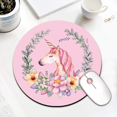 Tampă de mouse drăguță cu animale, antiderapante, din cauciuc, rechizite de birou, accesorii pentru jocuri pe computer, covoraș decorativ kawaii 20x20