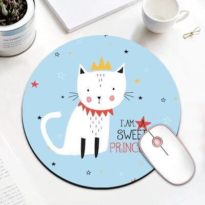 Tampă de mouse drăguță cu animale, antiderapante, din cauciuc, rechizite de birou, accesorii pentru jocuri pe computer, covoraș decorativ kawaii 20x20