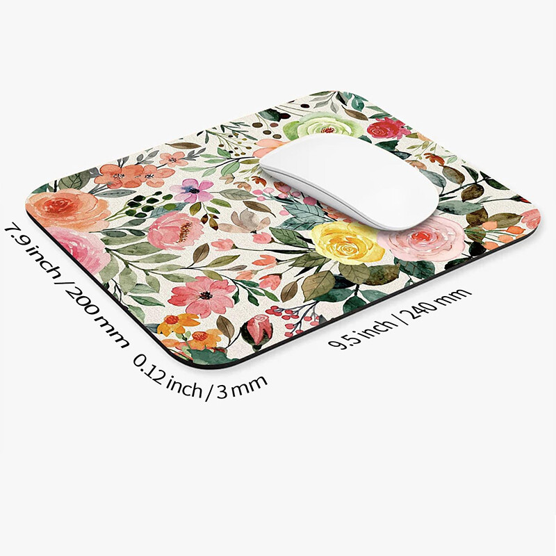 Mouse Pad mic Computer Vânzare caldă Mousepads Anime Lovely Gamer Cauciuc natural Artă Floră Decor pentru birou Covor Mouse Mat