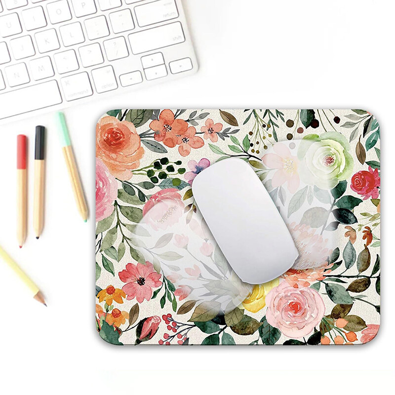 Mouse Pad mic Computer Vânzare caldă Mousepads Anime Lovely Gamer Cauciuc natural Artă Floră Decor pentru birou Covor Mouse Mat