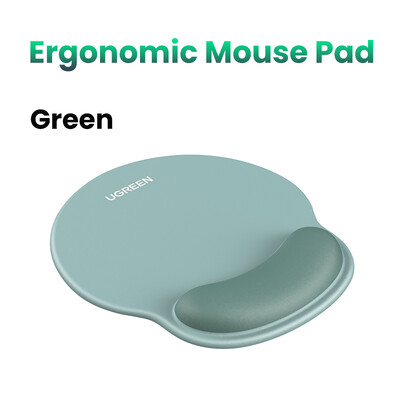 UGREEN Mouse Pad Suport pentru încheietura mâinii Mousepad ergonomic Spumă cu memorie anti-alunecare pentru birou, acasă, computer, birou, material textil