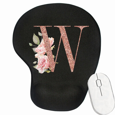 Mouse Pad Covoraș de birou pentru PC Laptop Tapete de mouse ergonomice anti-alunecare Tampoane pentru încheietura mâinii Rose Gold Series Accesorii de birou Covorașe de mouse