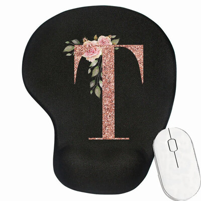 Mouse Pad Covoraș de birou pentru PC Laptop Tapete de mouse ergonomice anti-alunecare Tampoane pentru încheietura mâinii Rose Gold Series Accesorii de birou Covorașe de mouse