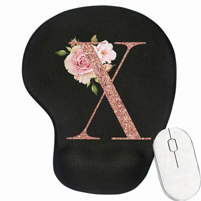 Mouse Pad Covoraș de birou pentru PC Laptop Tapete de mouse ergonomice anti-alunecare Tampoane pentru încheietura mâinii Rose Gold Series Accesorii de birou Covorașe de mouse