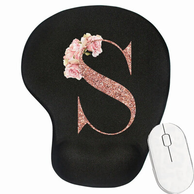 Mouse Pad Covoraș de birou pentru PC Laptop Tapete de mouse ergonomice anti-alunecare Tampoane pentru încheietura mâinii Rose Gold Series Accesorii de birou Covorașe de mouse