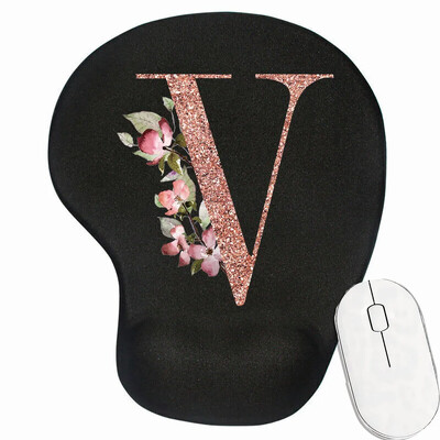 Mouse Pad Covoraș de birou pentru PC Laptop Tapete de mouse ergonomice anti-alunecare Tampoane pentru încheietura mâinii Rose Gold Series Accesorii de birou Covorașe de mouse