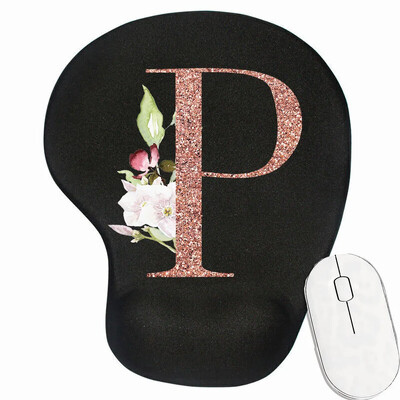 Mouse Pad Covoraș de birou pentru PC Laptop Tapete de mouse ergonomice anti-alunecare Tampoane pentru încheietura mâinii Rose Gold Series Accesorii de birou Covorașe de mouse