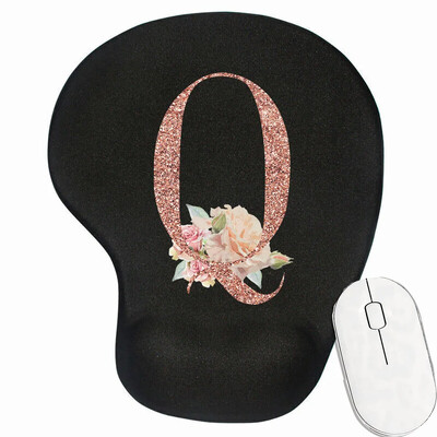 Mouse Pad Covoraș de birou pentru PC Laptop Tapete de mouse ergonomice anti-alunecare Tampoane pentru încheietura mâinii Rose Gold Series Accesorii de birou Covorașe de mouse