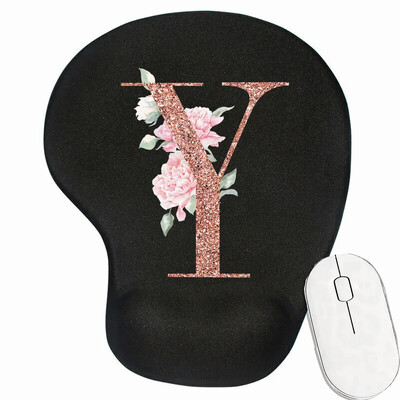 Mouse Pad Covoraș de birou pentru PC Laptop Tapete de mouse ergonomice anti-alunecare Tampoane pentru încheietura mâinii Rose Gold Series Accesorii de birou Covorașe de mouse