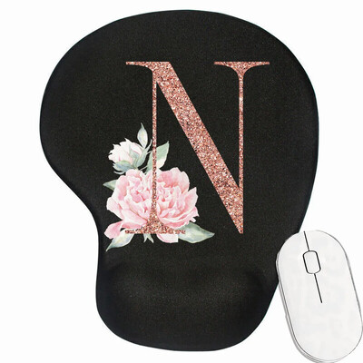 Mouse Pad Covoraș de birou pentru PC Laptop Tapete de mouse ergonomice anti-alunecare Tampoane pentru încheietura mâinii Rose Gold Series Accesorii de birou Covorașe de mouse