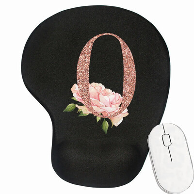 Mouse Pad Covoraș de birou pentru PC Laptop Tapete de mouse ergonomice anti-alunecare Tampoane pentru încheietura mâinii Rose Gold Series Accesorii de birou Covorașe de mouse