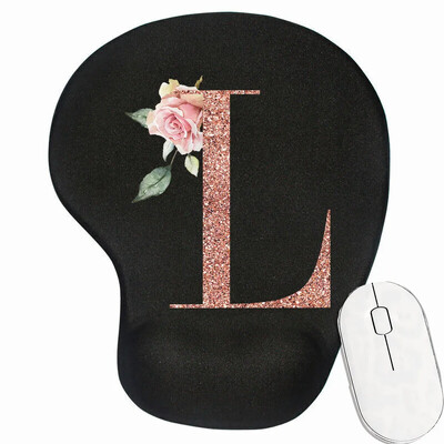 Mouse Pad Covoraș de birou pentru PC Laptop Tapete de mouse ergonomice anti-alunecare Tampoane pentru încheietura mâinii Rose Gold Series Accesorii de birou Covorașe de mouse