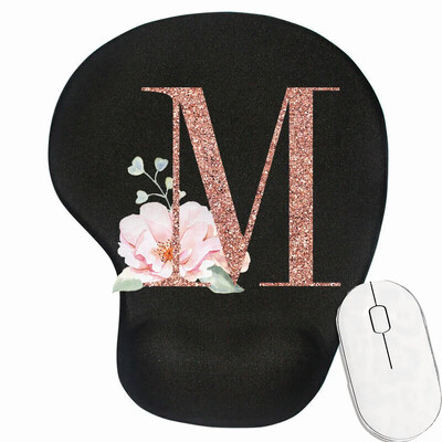 Mouse Pad Covoraș de birou pentru PC Laptop Tapete de mouse ergonomice anti-alunecare Tampoane pentru încheietura mâinii Rose Gold Series Accesorii de birou Covorașe de mouse