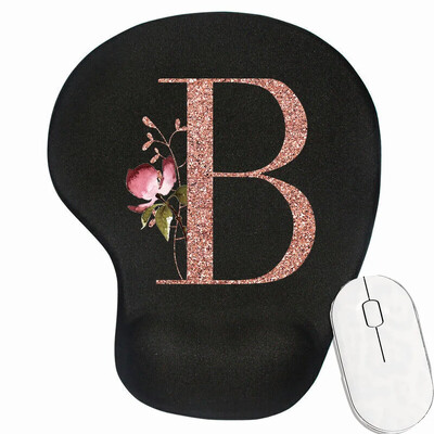 Mouse Pad Covoraș de birou pentru PC Laptop Tapete de mouse ergonomice anti-alunecare Tampoane pentru încheietura mâinii Rose Gold Series Accesorii de birou Covorașe de mouse