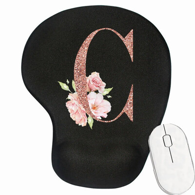 Mouse Pad Covoraș de birou pentru PC Laptop Tapete de mouse ergonomice anti-alunecare Tampoane pentru încheietura mâinii Rose Gold Series Accesorii de birou Covorașe de mouse