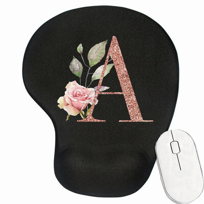 Mouse Pad Covoraș de birou pentru PC Laptop Tapete de mouse ergonomice anti-alunecare Tampoane pentru încheietura mâinii Rose Gold Series Accesorii de birou Covorașe de mouse