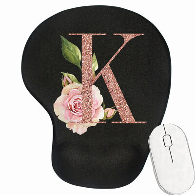 Mouse Pad Covoraș de birou pentru PC Laptop Tapete de mouse ergonomice anti-alunecare Tampoane pentru încheietura mâinii Rose Gold Series Accesorii de birou Covorașe de mouse