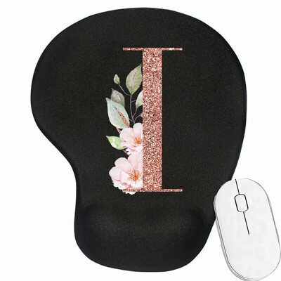 Mouse Pad Covoraș de birou pentru PC Laptop Tapete de mouse ergonomice anti-alunecare Tampoane pentru încheietura mâinii Rose Gold Series Accesorii de birou Covorașe de mouse