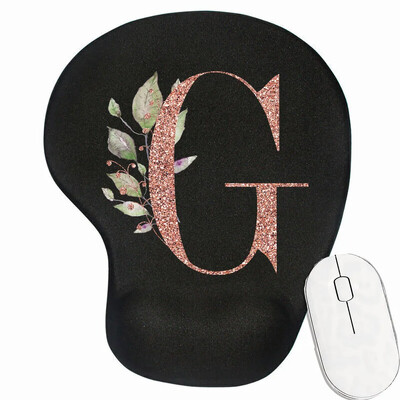 Mouse Pad Covoraș de birou pentru PC Laptop Tapete de mouse ergonomice anti-alunecare Tampoane pentru încheietura mâinii Rose Gold Series Accesorii de birou Covorașe de mouse