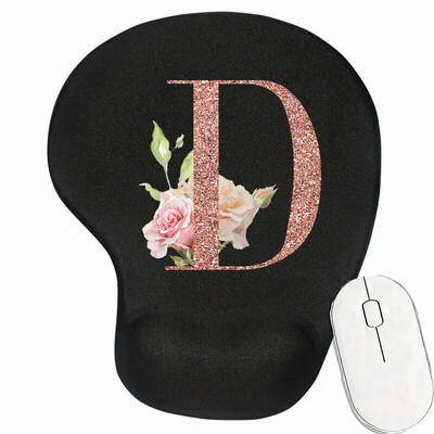 Mouse Pad Covoraș de birou pentru PC Laptop Tapete de mouse ergonomice anti-alunecare Tampoane pentru încheietura mâinii Rose Gold Series Accesorii de birou Covorașe de mouse