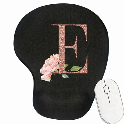 Mouse Pad Covoraș de birou pentru PC Laptop Tapete de mouse ergonomice anti-alunecare Tampoane pentru încheietura mâinii Rose Gold Series Accesorii de birou Covorașe de mouse