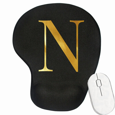 Mouse Pad Covoraș de birou pentru PC Laptop Tapete de mouse ergonomice anti-alunecare Tampoane pentru încheietură Seria de scrisori Accesorii de birou Covorașe de mouse