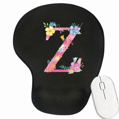 Tampă mouse-ul antiderapant pentru gaming pentru laptop Tampă de mouse premium pentru viteză și control pentru birou Covoraș pentru mouse din seria cu litere roz Covoraș de birou de calitate superioară