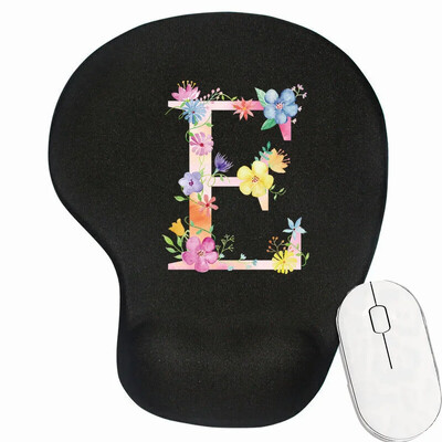 Tampă mouse-ul antiderapant pentru gaming pentru laptop Tampă de mouse premium pentru viteză și control pentru birou Covoraș pentru mouse din seria cu litere roz Covoraș de birou de calitate superioară
