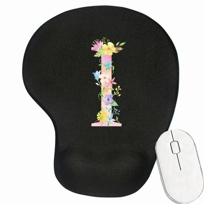 Tampă mouse-ul antiderapant pentru gaming pentru laptop Tampă de mouse premium pentru viteză și control pentru birou Covoraș pentru mouse din seria cu litere roz Covoraș de birou de calitate superioară