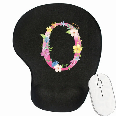 Tampă mouse-ul antiderapant pentru gaming pentru laptop Tampă de mouse premium pentru viteză și control pentru birou Covoraș pentru mouse din seria cu litere roz Covoraș de birou de calitate superioară