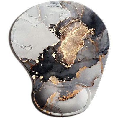 Tampă de mouse ergonomică Flowers cu suport pentru încheietura mâinii, tampoane de mouse drăguțe bază de cauciuc anti-alunecare pentru biroul acasă, lucrul, studiul, jocul pe computer