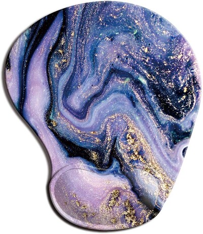 Tampă de mouse ergonomică Flowers cu suport pentru încheietura mâinii, tampoane de mouse drăguțe bază de cauciuc anti-alunecare pentru biroul acasă, lucrul, studiul, jocul pe computer