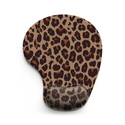 Mouse Pad cu imprimeu leopard pentru încheietura mâinii, ergonomic, moale, anti-alunecare, suport pentru suport pentru încheietura mâinii, mouse Pad pentru computer pentru birou, computer