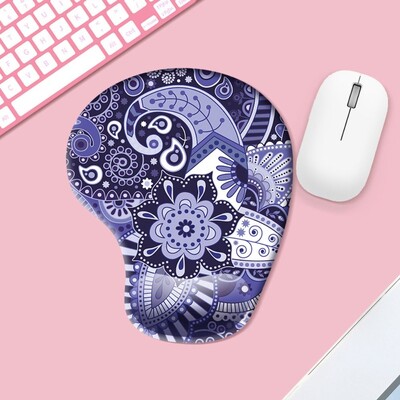 Új univerzális, kényelmes, csúszásmentes csuklótámaszos egérpad Ergonomikus kéztámasztó egérszőnyeg Játékos egérpad olajfestmény egérpad