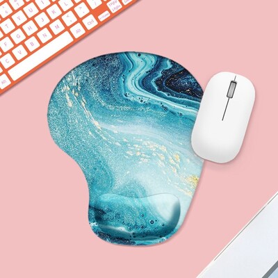 Új univerzális, kényelmes, csúszásmentes csuklótámaszos egérpad Ergonomikus kéztámasztó egérszőnyeg Játékos egérpad olajfestmény egérpad