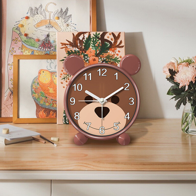 Творчески детски будилник за ученици Спалня Настолен компютър Деца Ранно детство Будилник Без звук