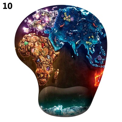 Tampă de mouse moale pentru suport pentru încheietura mâinii Suport de mână ergonomic din silicon Covoraș pentru șoareci de gaming antiderapant Mousepad confortabil pentru PC, laptop, computer