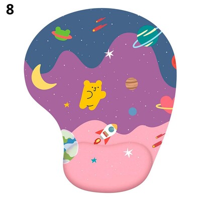 Tampă de mouse moale pentru suport pentru încheietura mâinii Suport de mână ergonomic din silicon Covoraș pentru șoareci de gaming antiderapant Mousepad confortabil pentru PC, laptop, computer