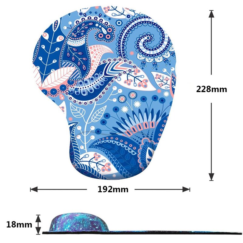 Tampă de mouse moale pentru suport pentru încheietura mâinii Suport de mână ergonomic din silicon Covoraș pentru șoareci de gaming antiderapant Mousepad confortabil pentru PC, laptop, computer