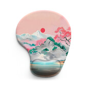 1 buc. Un încântător peisaj Mouse Pad pentru încheietura mâinii, ergonomic, moale, anti-alunecare, suport pentru sprijin pentru încheietura mâinii, mouse Pad pentru computer pentru birou, PC