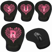 Mouse Pad Covoraș pentru mouse Suport ergonomic pentru încheietura mâinii Suport confortabil pentru încheietură Covoraș antiderapant pentru PC, laptop, computer, serie de scrisori de dragoste