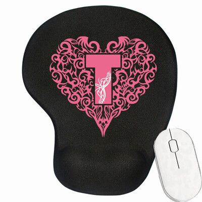 Mouse Pad Covoraș pentru mouse Suport ergonomic pentru încheietura mâinii Suport confortabil pentru încheietură Covoraș antiderapant pentru PC, laptop, computer, serie de scrisori de dragoste