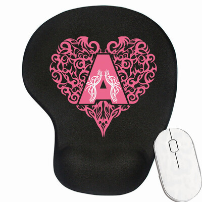 Mouse Pad Covoraș pentru mouse Suport ergonomic pentru încheietura mâinii Suport confortabil pentru încheietură Covoraș antiderapant pentru PC, laptop, computer, serie de scrisori de dragoste