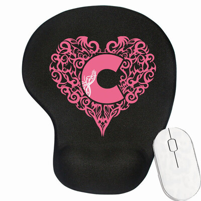 Mouse Pad Covoraș pentru mouse Suport ergonomic pentru încheietura mâinii Suport confortabil pentru încheietură Covoraș antiderapant pentru PC, laptop, computer, serie de scrisori de dragoste